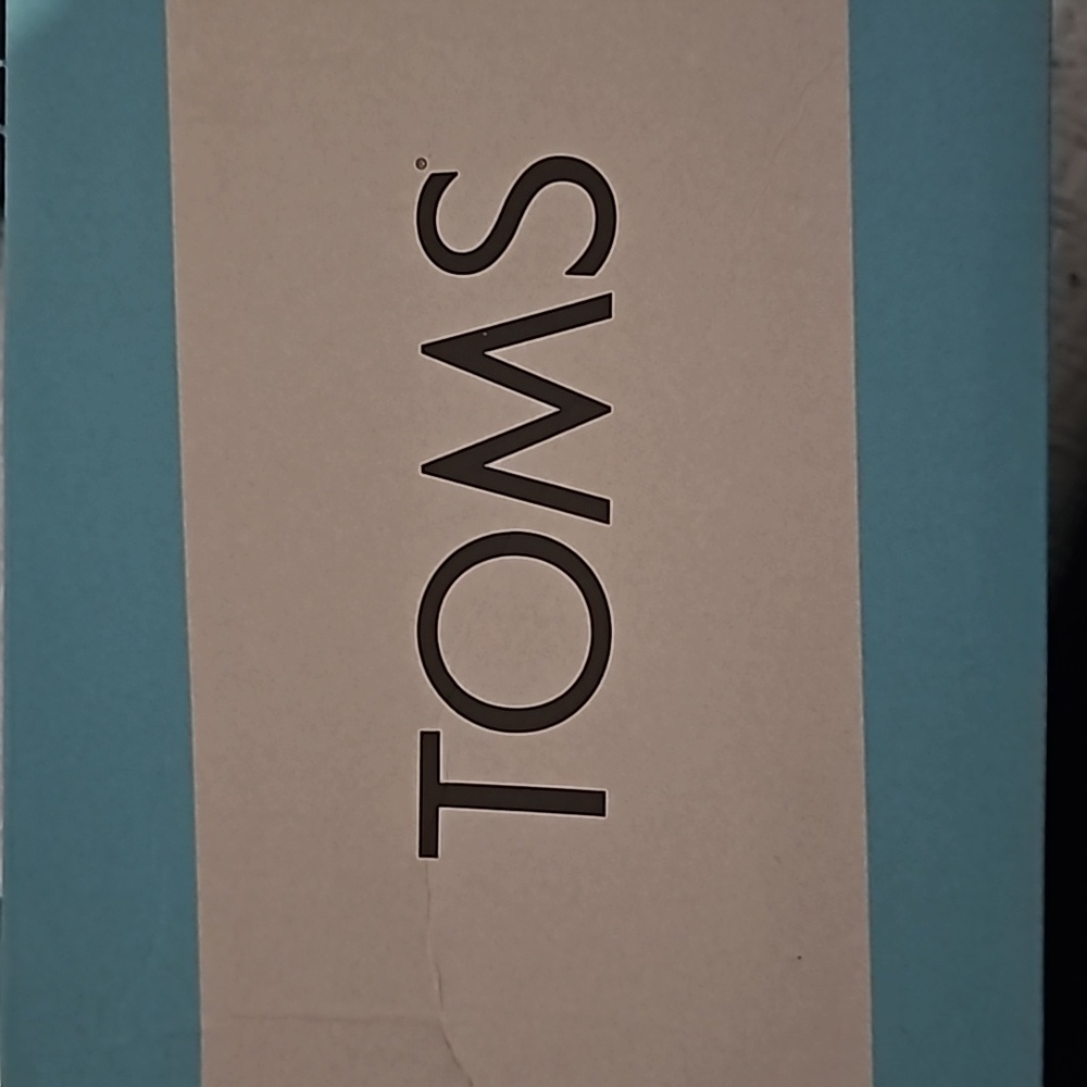 Toms white and pink platform shoes